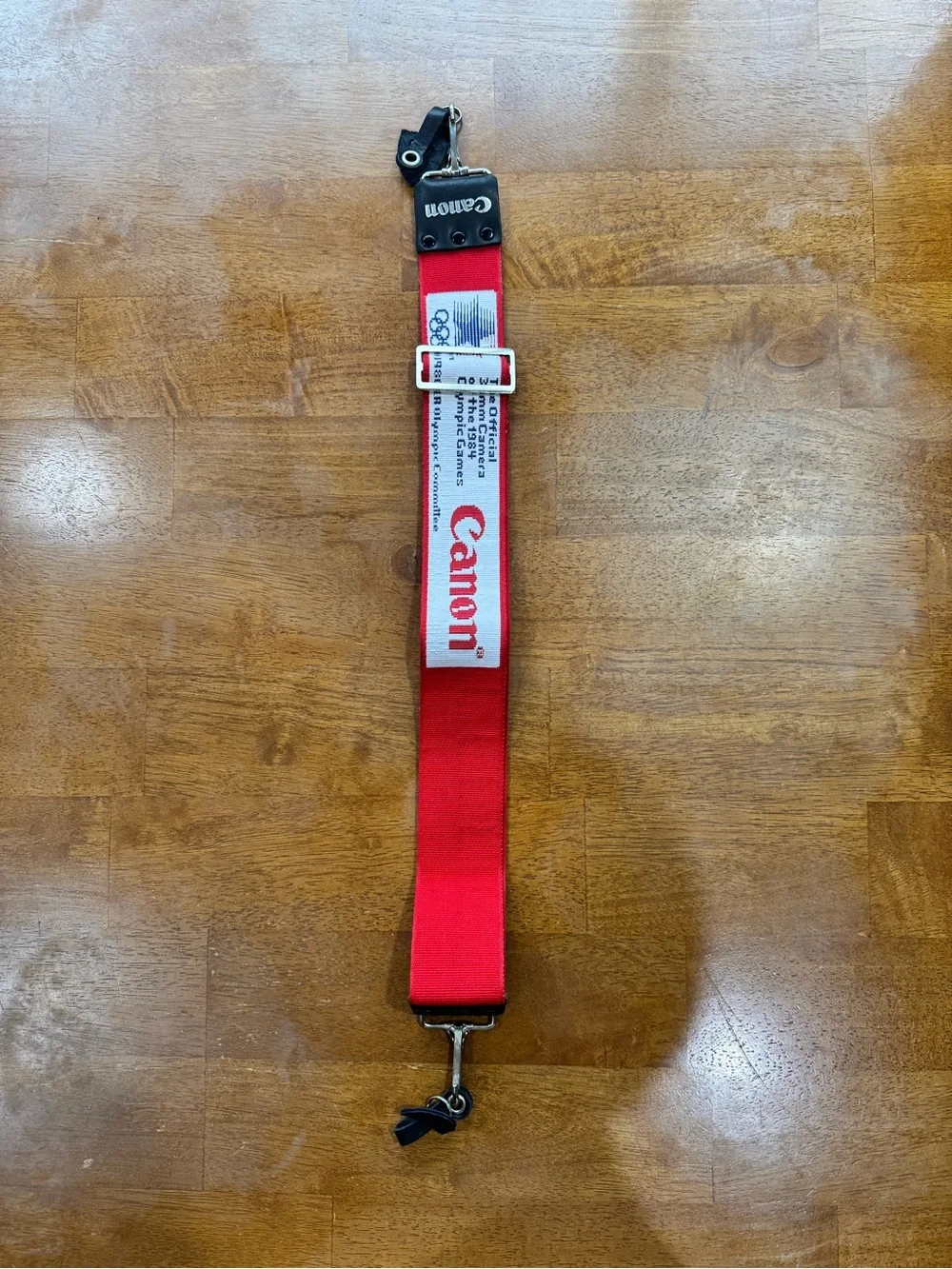 Rare 1984 Olympic Games CANON Camera Strap Red and White