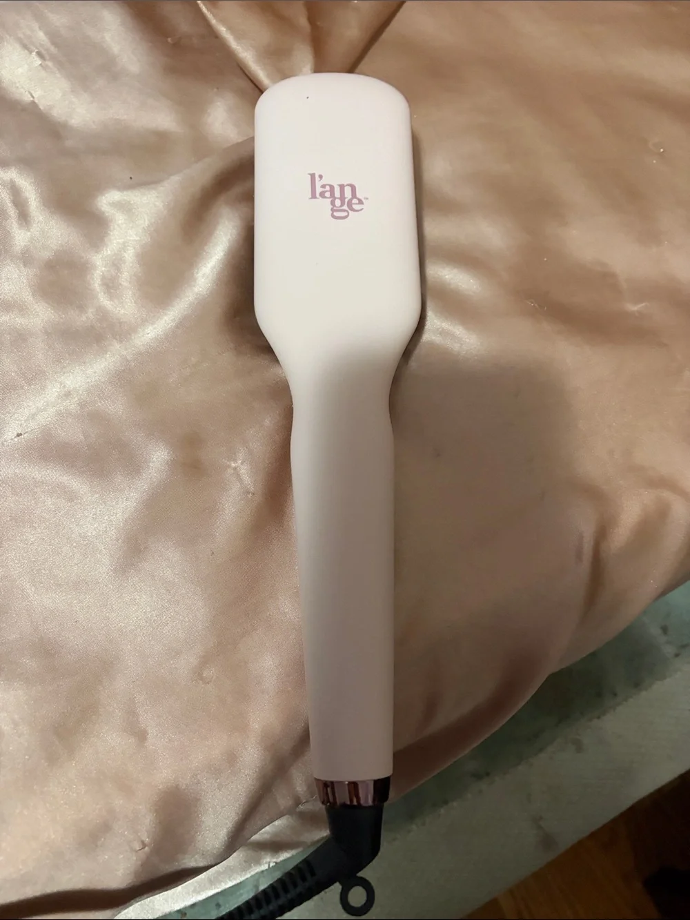 Lange Pink Ceramic Hair Straightening Brush