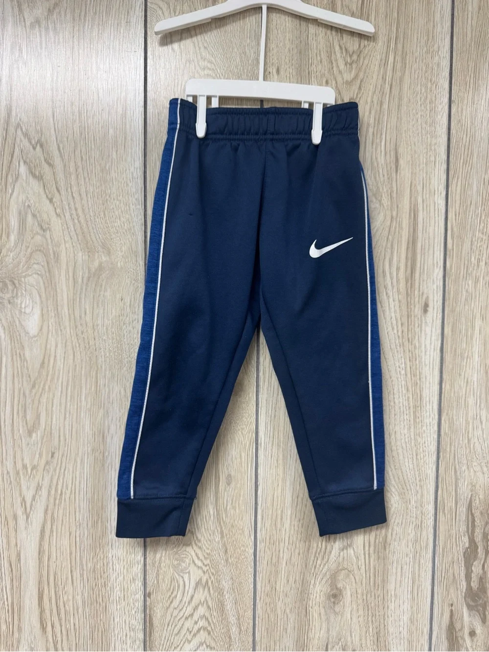 Nike Kids Navy & White Jogger Sweatpants