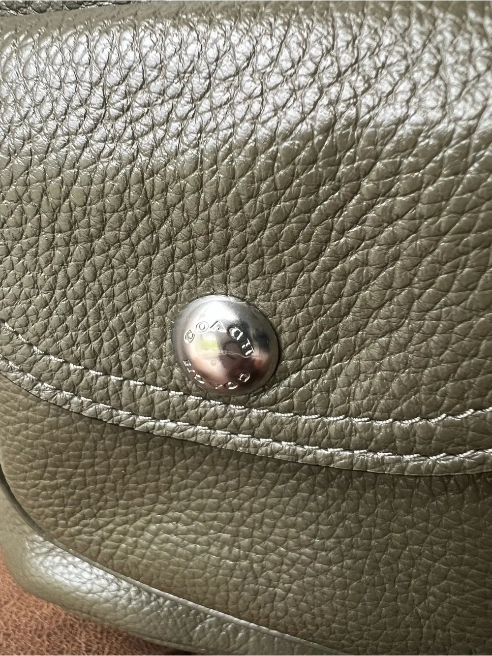 Coach pebbled leather