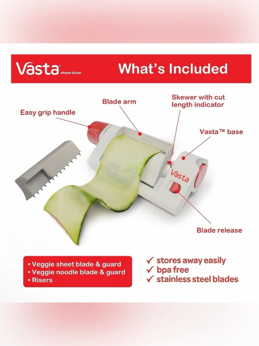 Vasta durable stainless