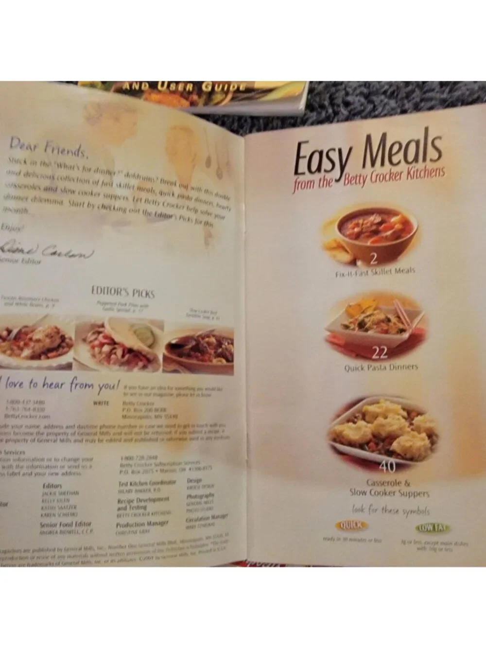 Pampered Chef vintage cookbook
