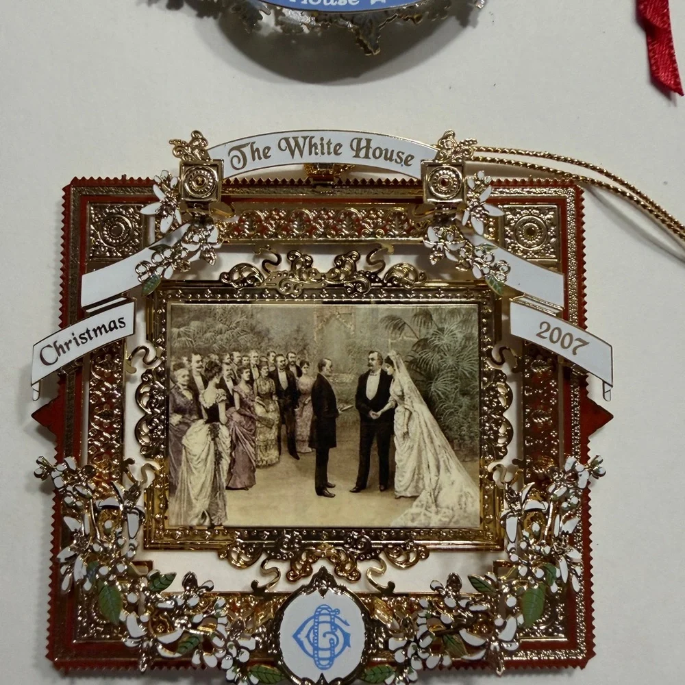 White House Historical Ornaments Lot of 5‎