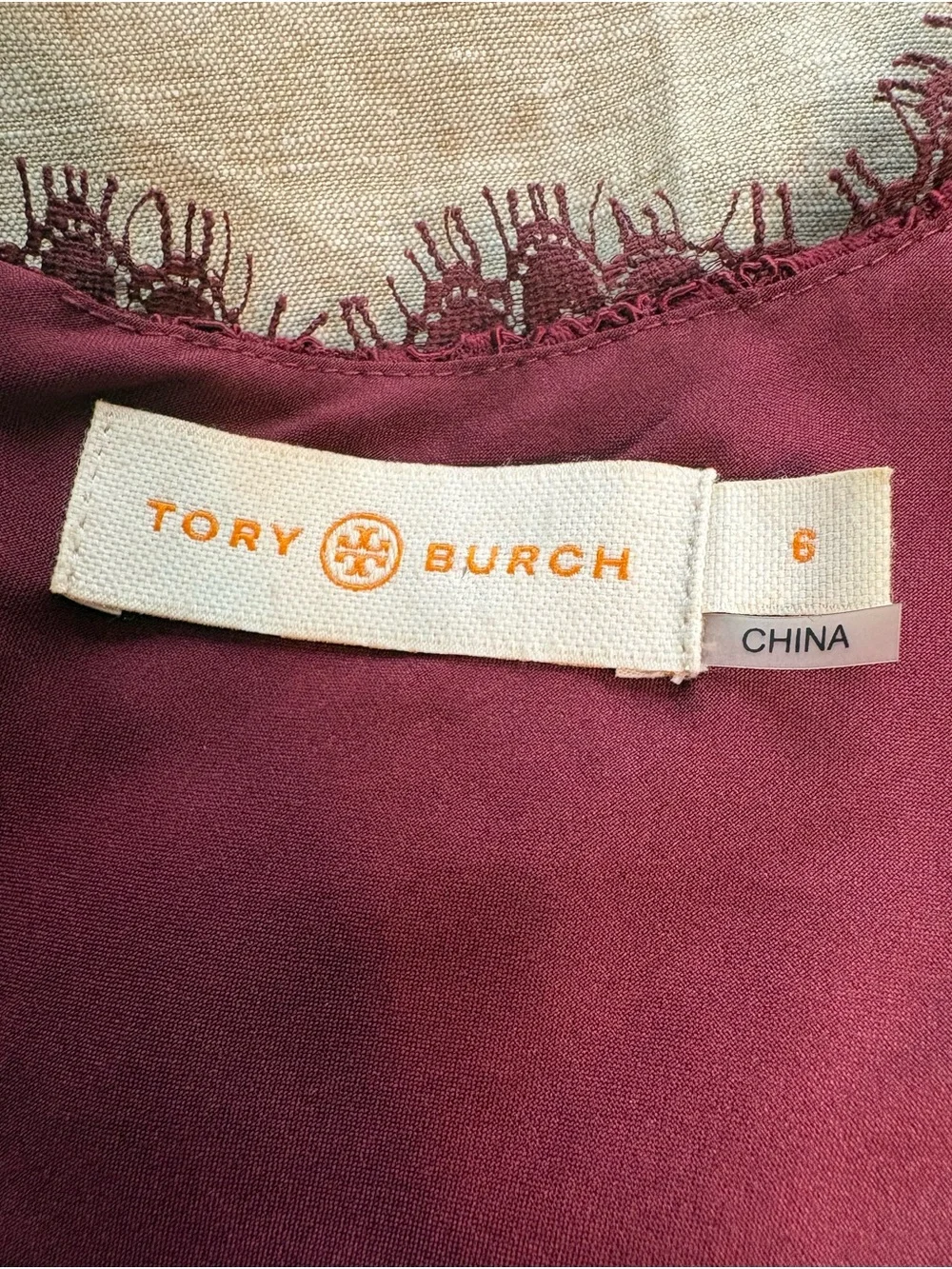 Tory Burch sleeveless lace