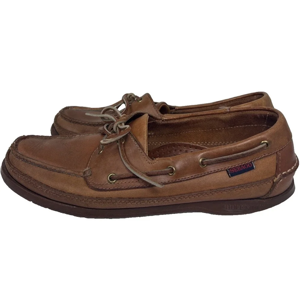 Sebago docksides waxed