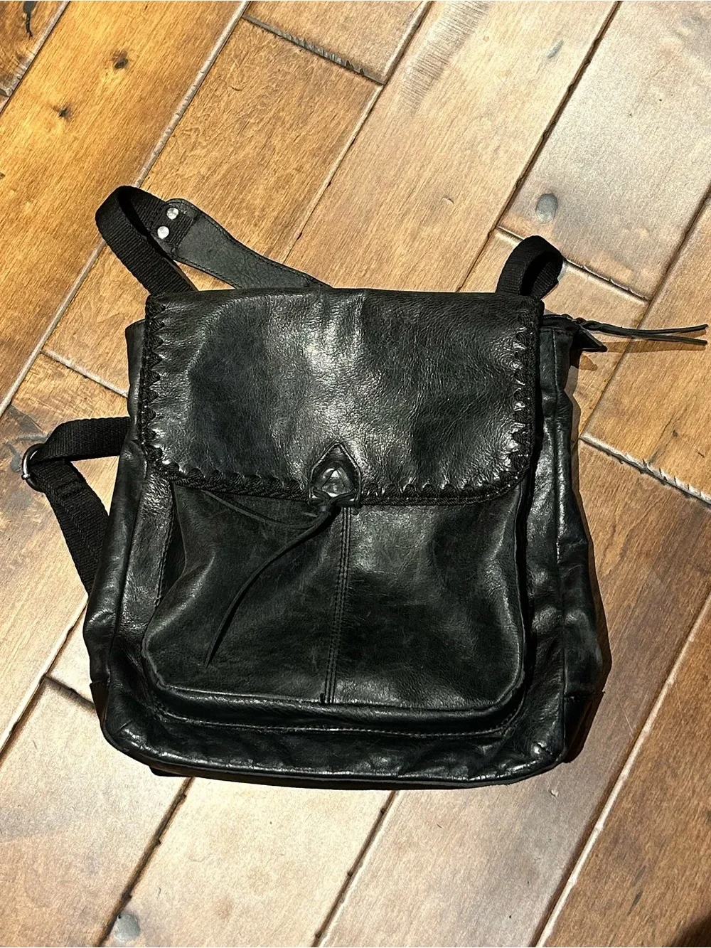 The Sak Ventura Backpack Gray Distressed Vintage Finish Leather