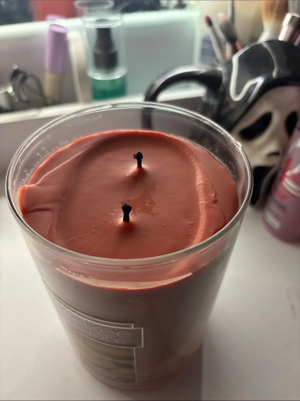 Yankee Candle burned once