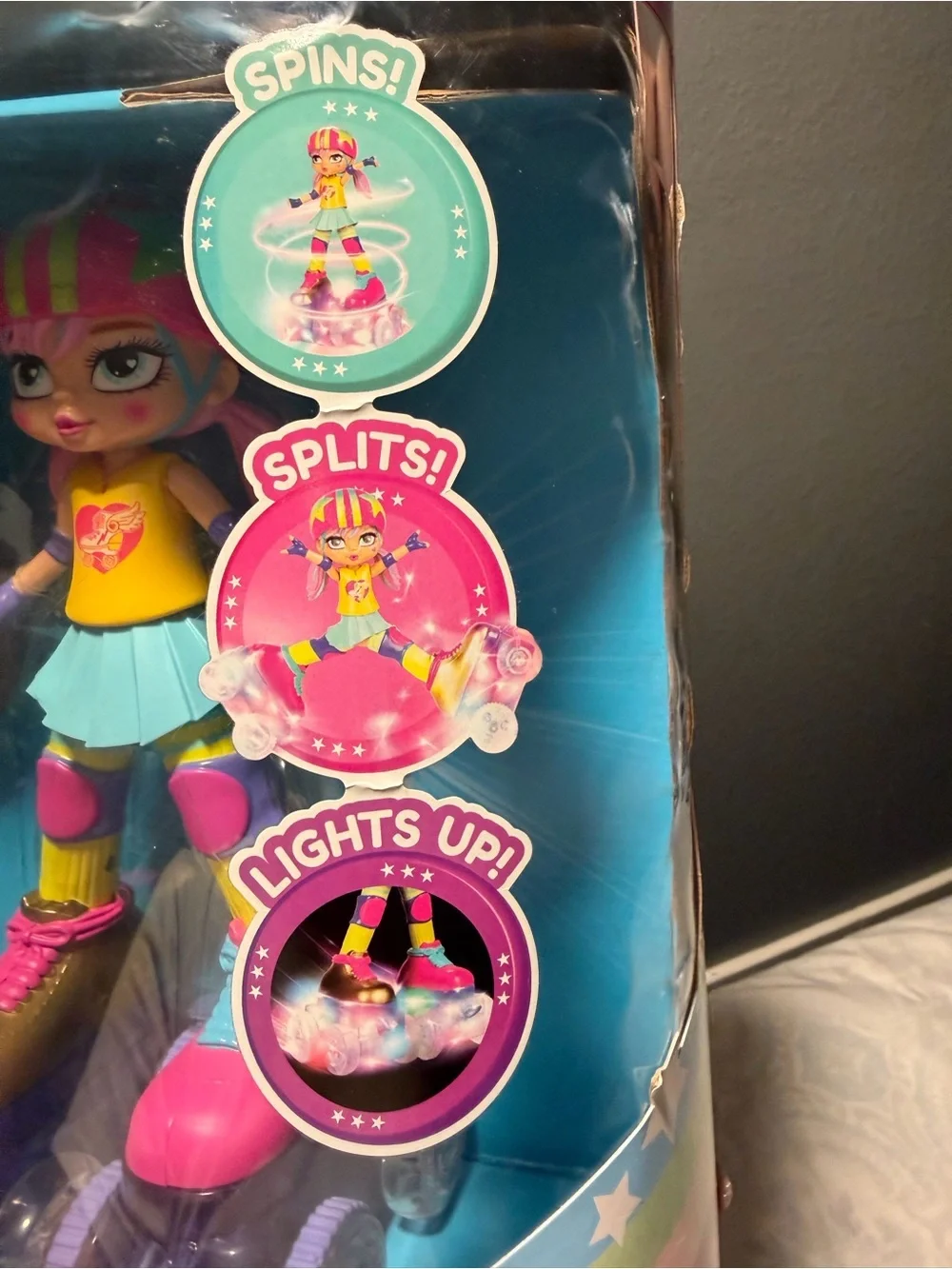 Jakks Pacific flashing rollerskate hair
