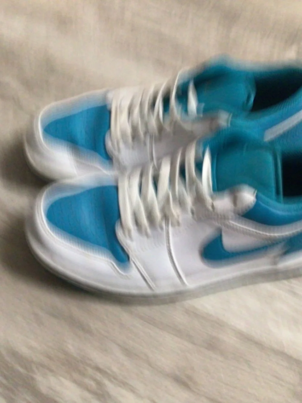 Jordan aqua white