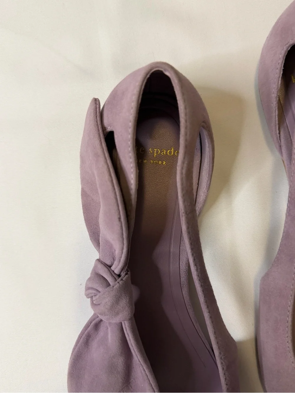 kate spade suede flats