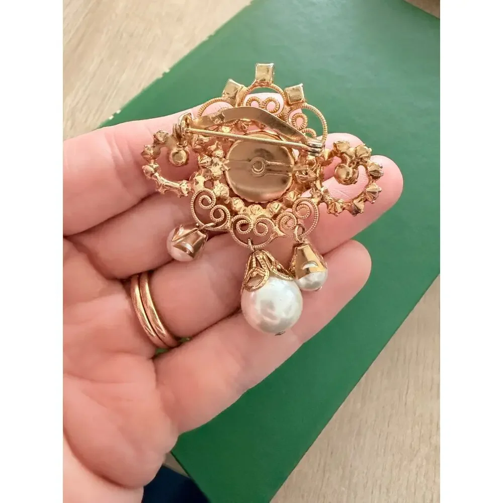 Vintage gold faux