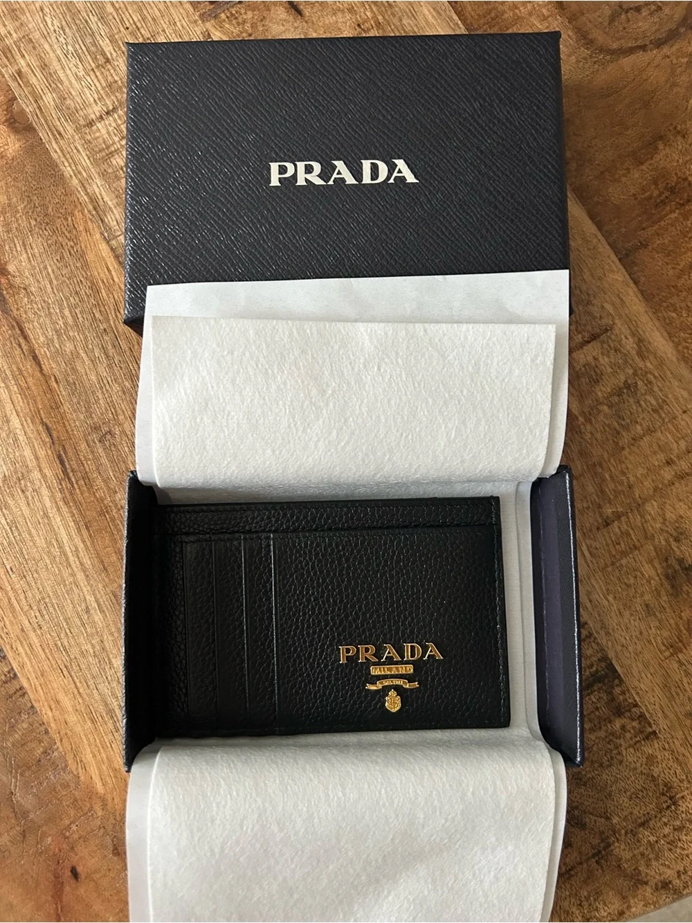 Prada sleek card