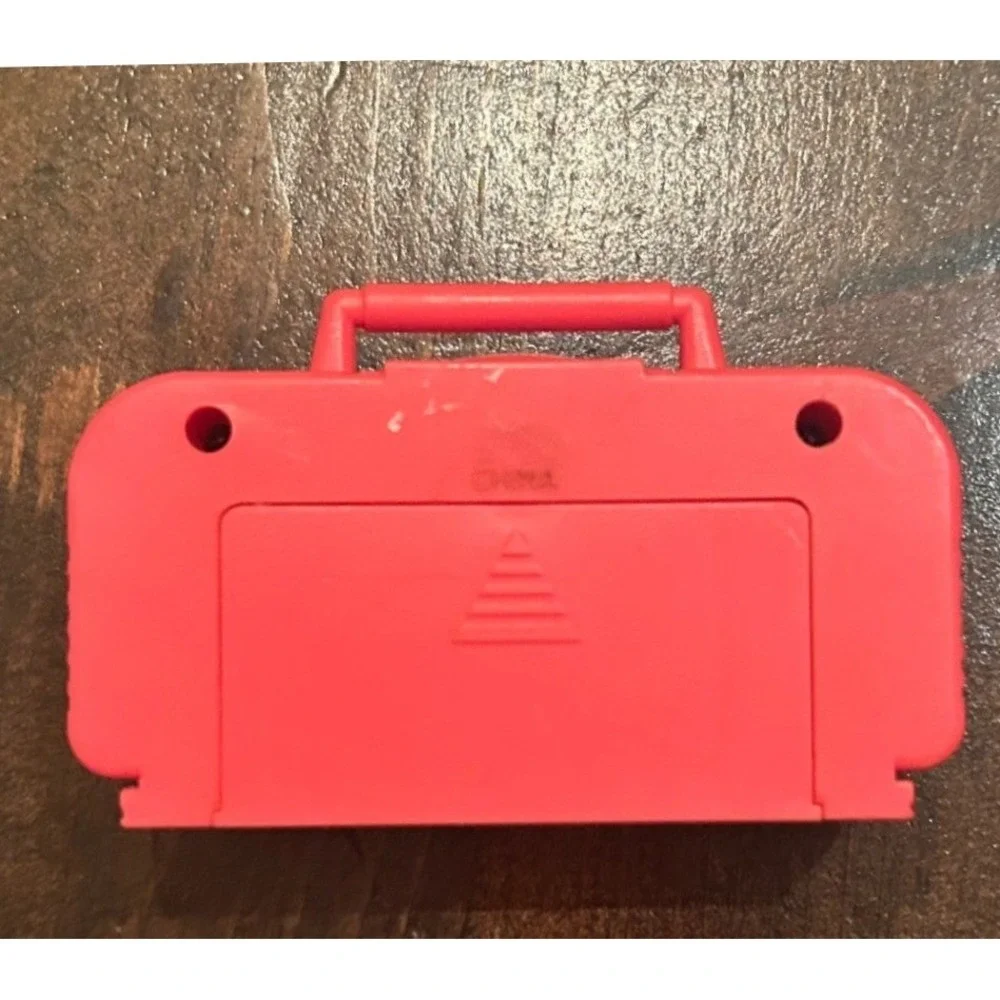 Vintage Barbie Boombox Radio Toy Pink Miniature Doll Accessory Barbiecore Y2K 80