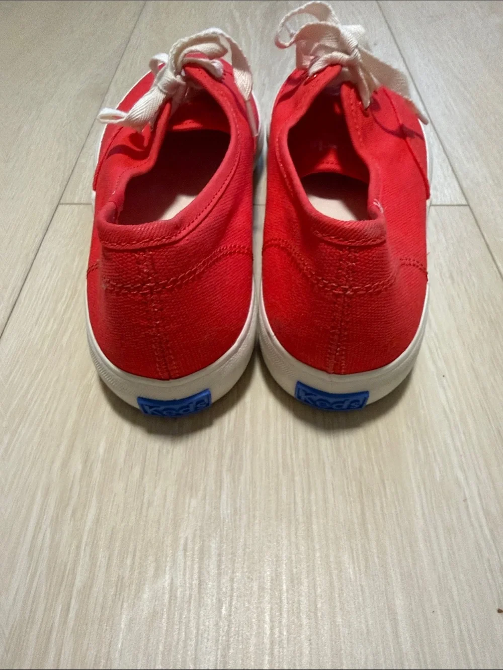 Keds red canvas