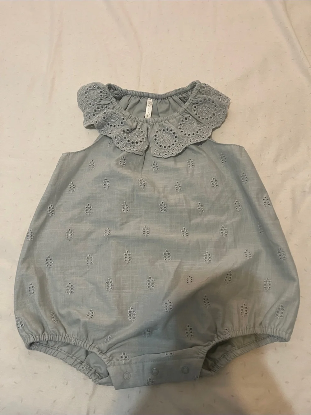 Rylee + Cru seafoam eyelet