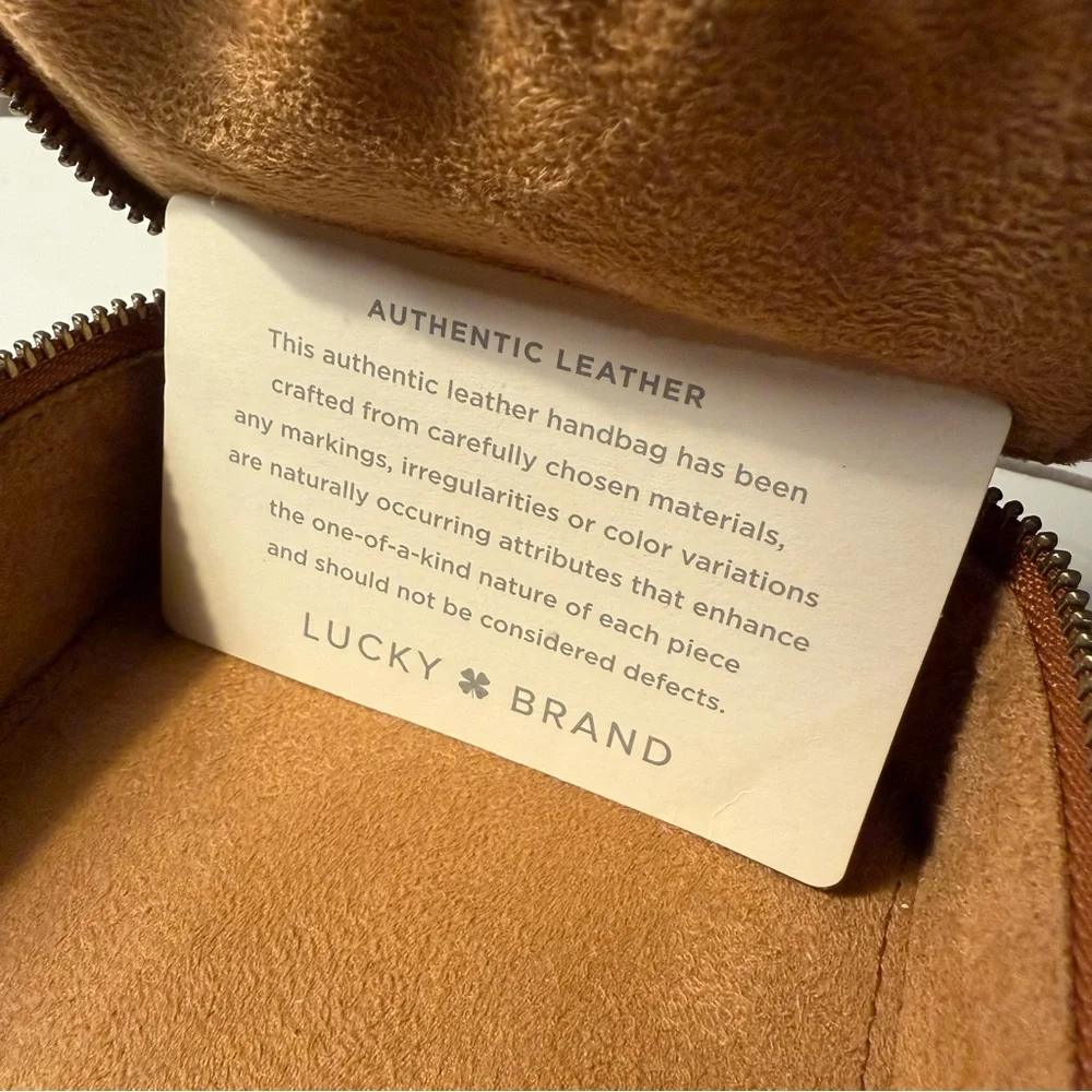 Lucky Brand are leather some