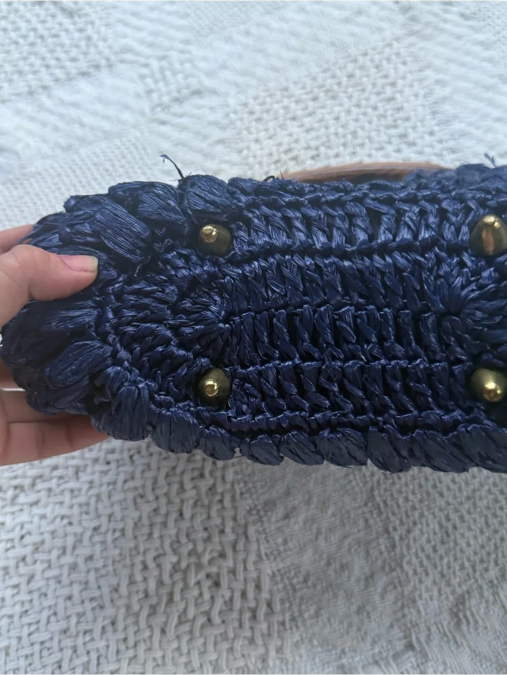 Vintage stylish navy