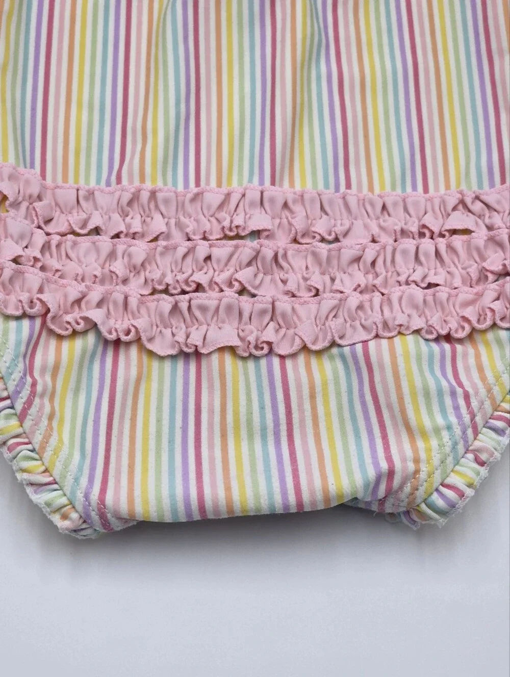 Ruffle Butts rainbow stripe