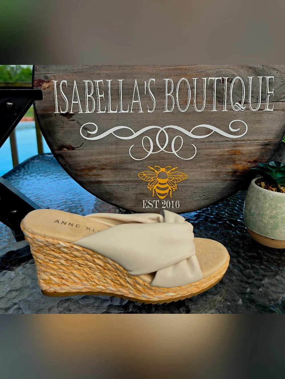 Anne Klein sandals featuring