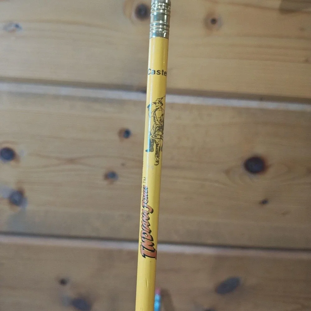 Set of 2 Vintage 80s Pencil 1983 Return of The Jedi and 1984 Indiana Jones