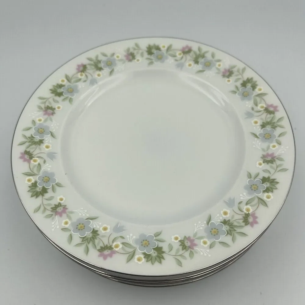 J. Haviland FOREVER SPRING Bavarian 6” Bread Appetizer Dessert Plates (Lot Of 5)