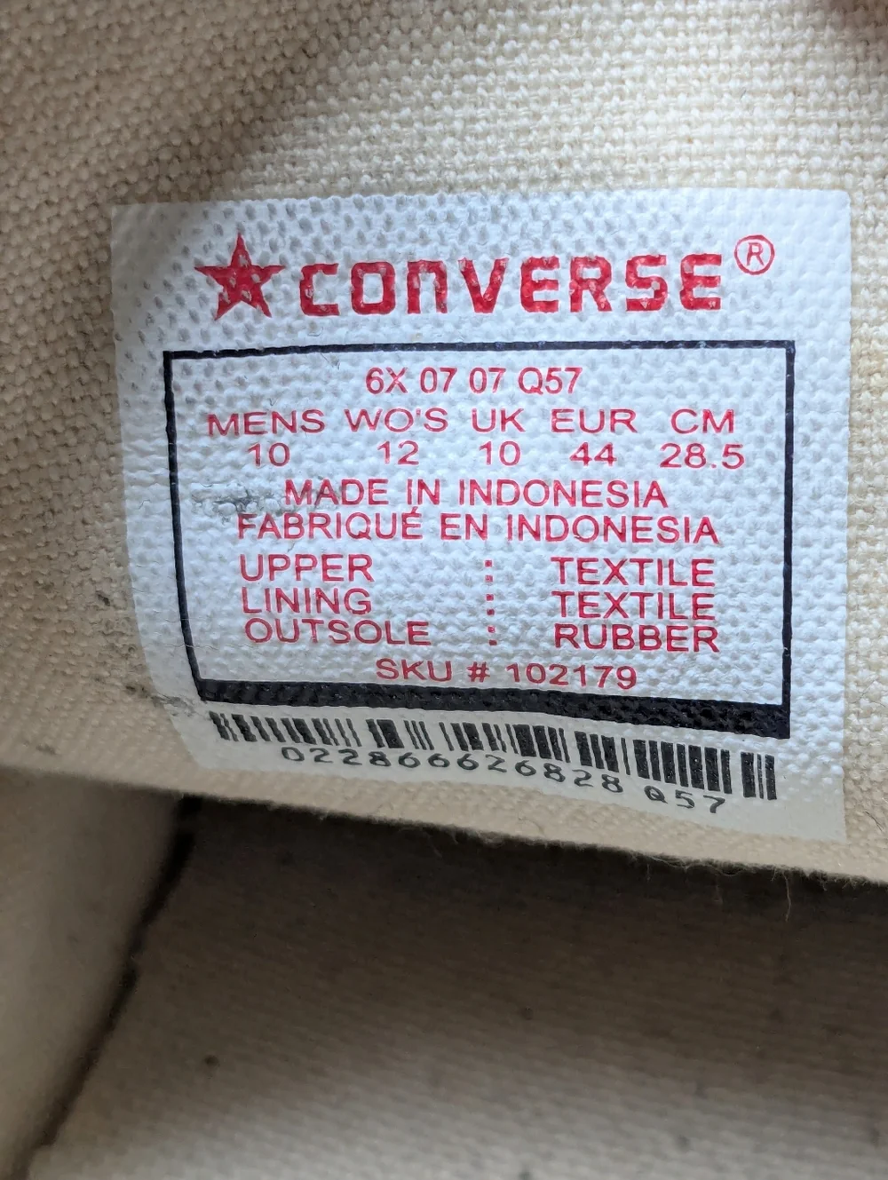 Converse All Star Men's 10