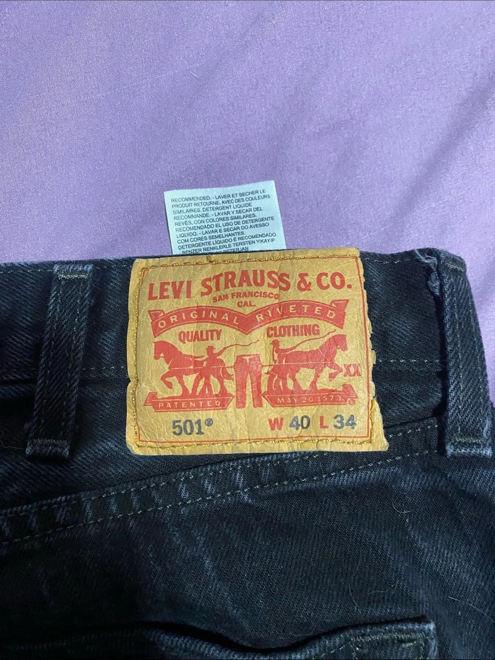 Levis vintage black