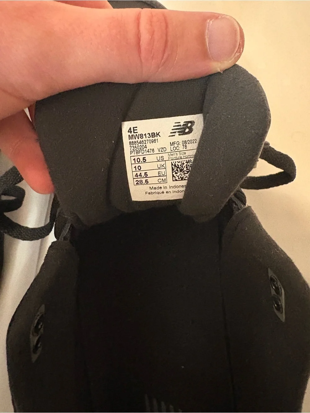 New Balance all black