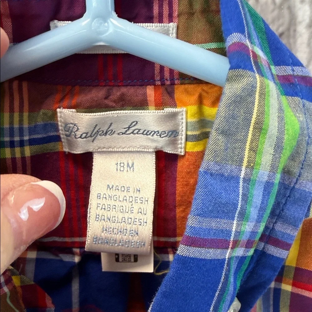 Ralph Lauren bright plaid