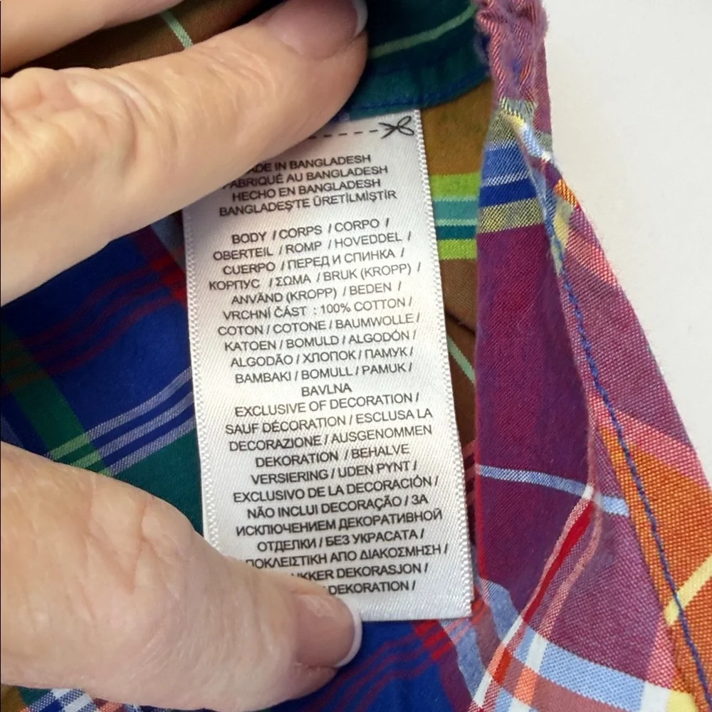 Ralph Lauren bright plaid
