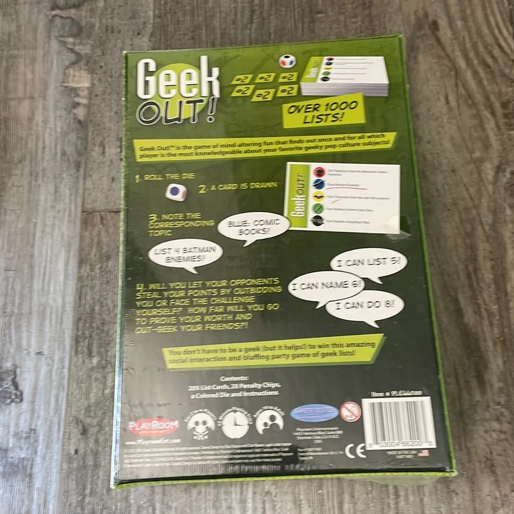 Geek Out 10+ ages