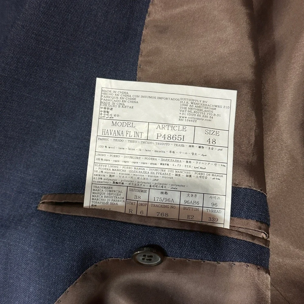 Suitsupply *read* flaw