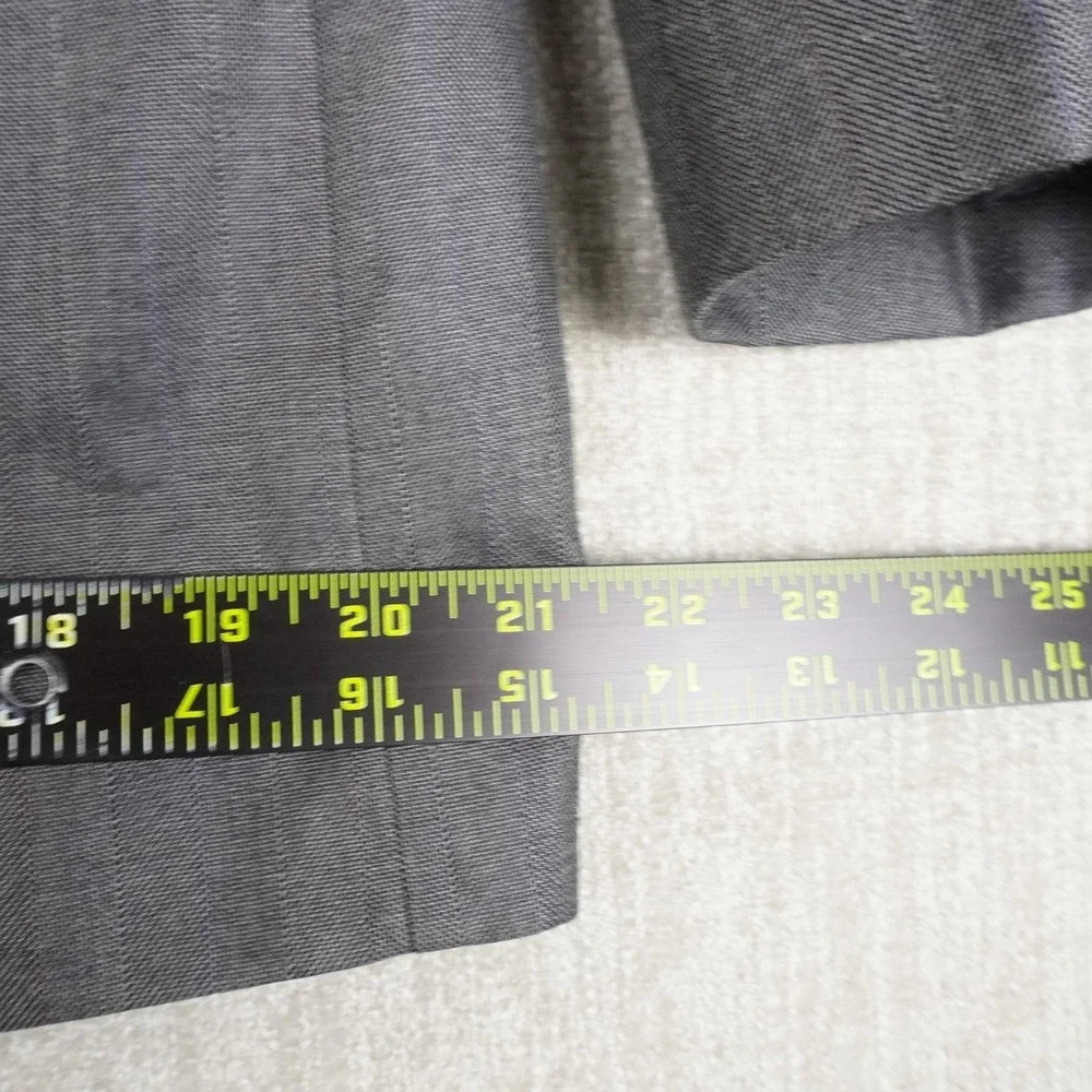 Rafael Mens Grey Vintage Wool Double Breasted Blazer Sport Coat Size 39R