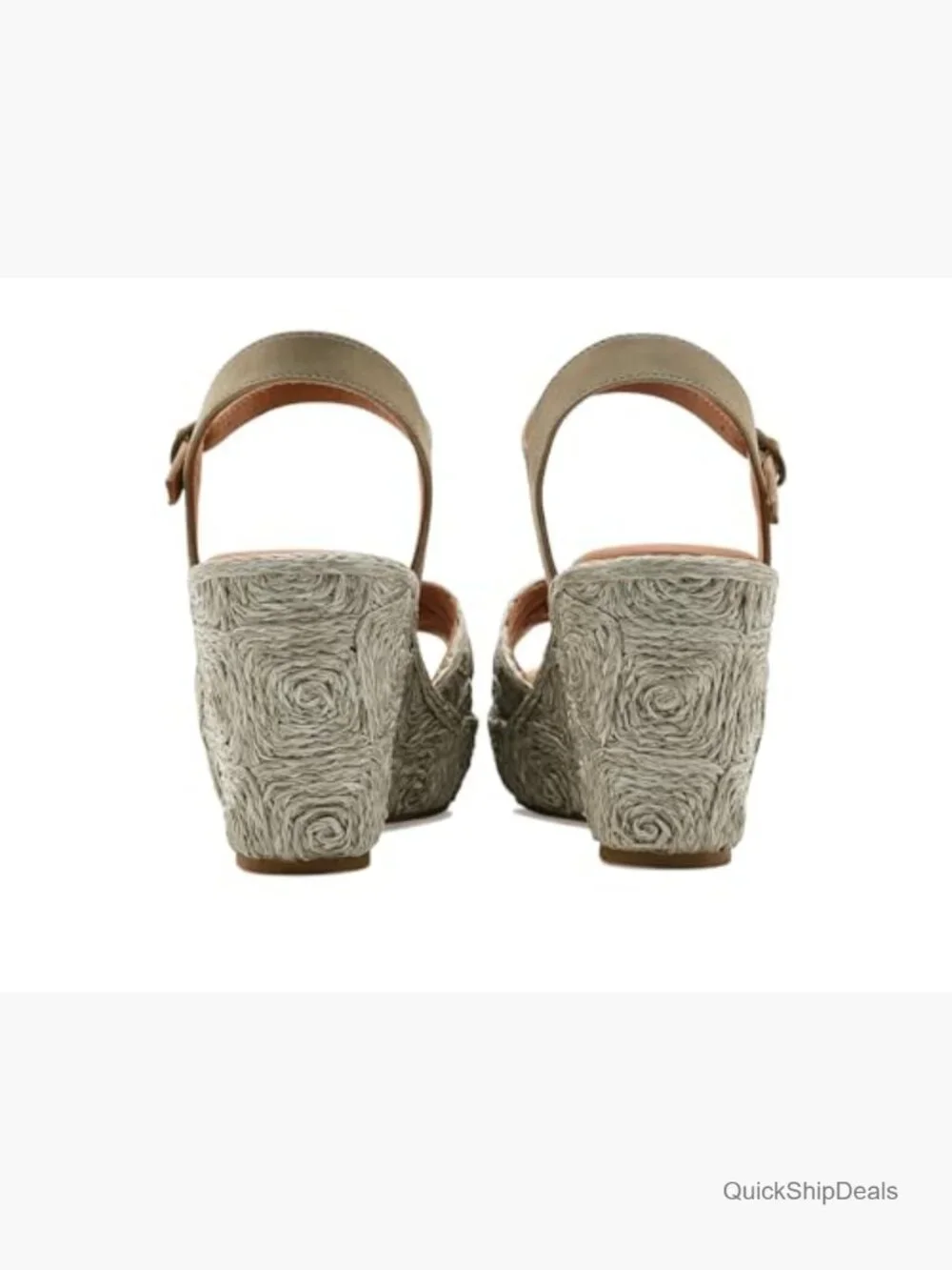 N/A leather raffia