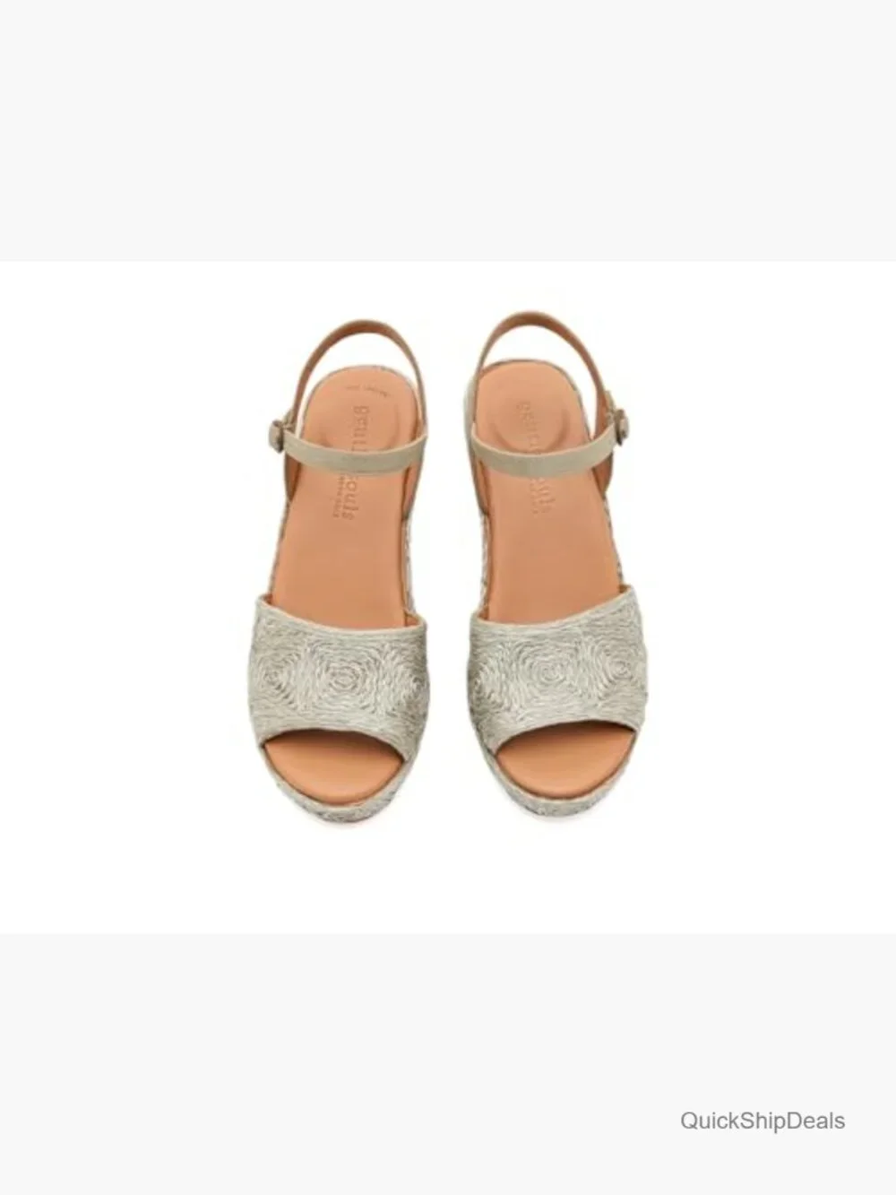 N/A leather raffia