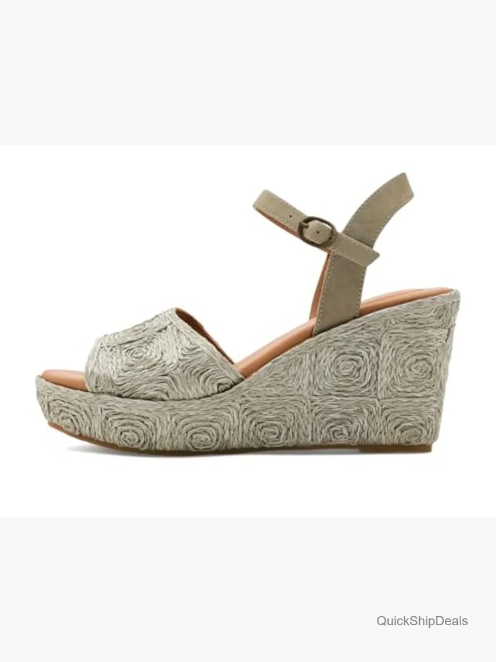 N/A leather raffia