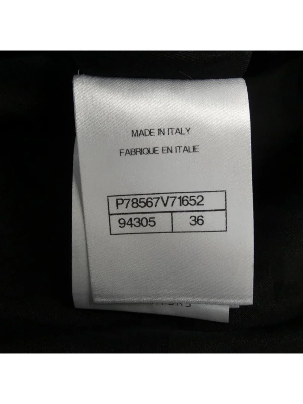 Chanel 25 Coat Black