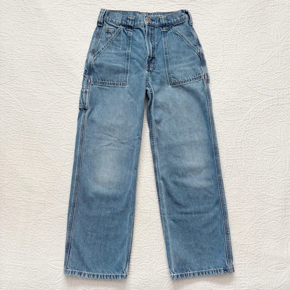 Gap Girls'‎ Carpenter Jeans, Medium Wash (Sz 12)