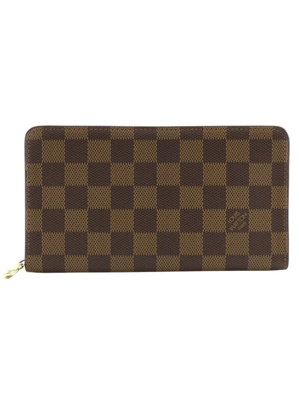Louis Vuitton Porte-Monnaie Zip Around Damier Canvas Brown