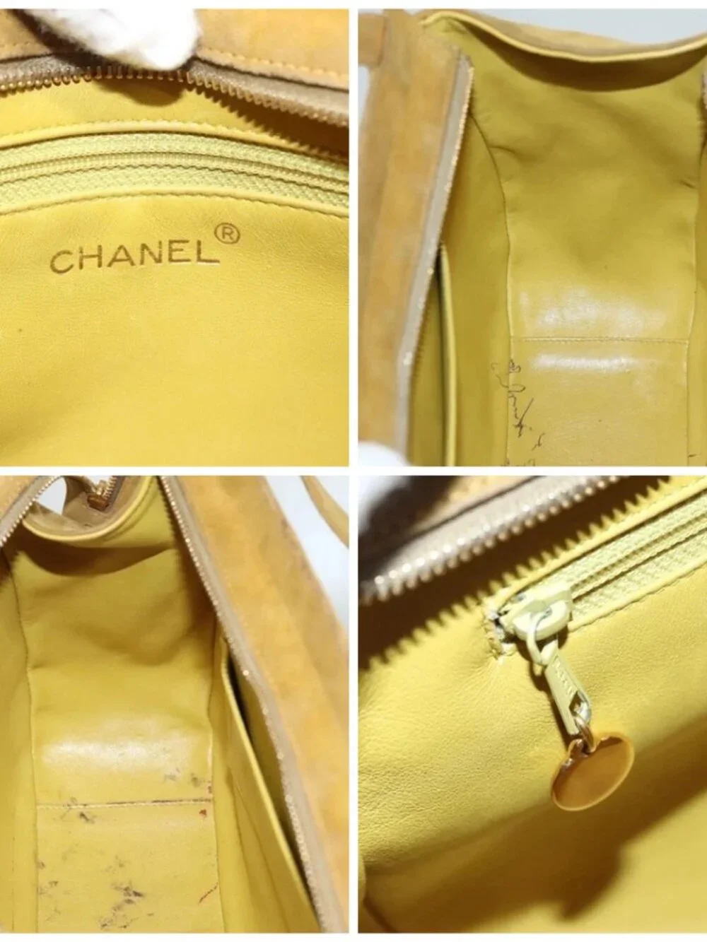 CHANEL brand	chanel color	yellow