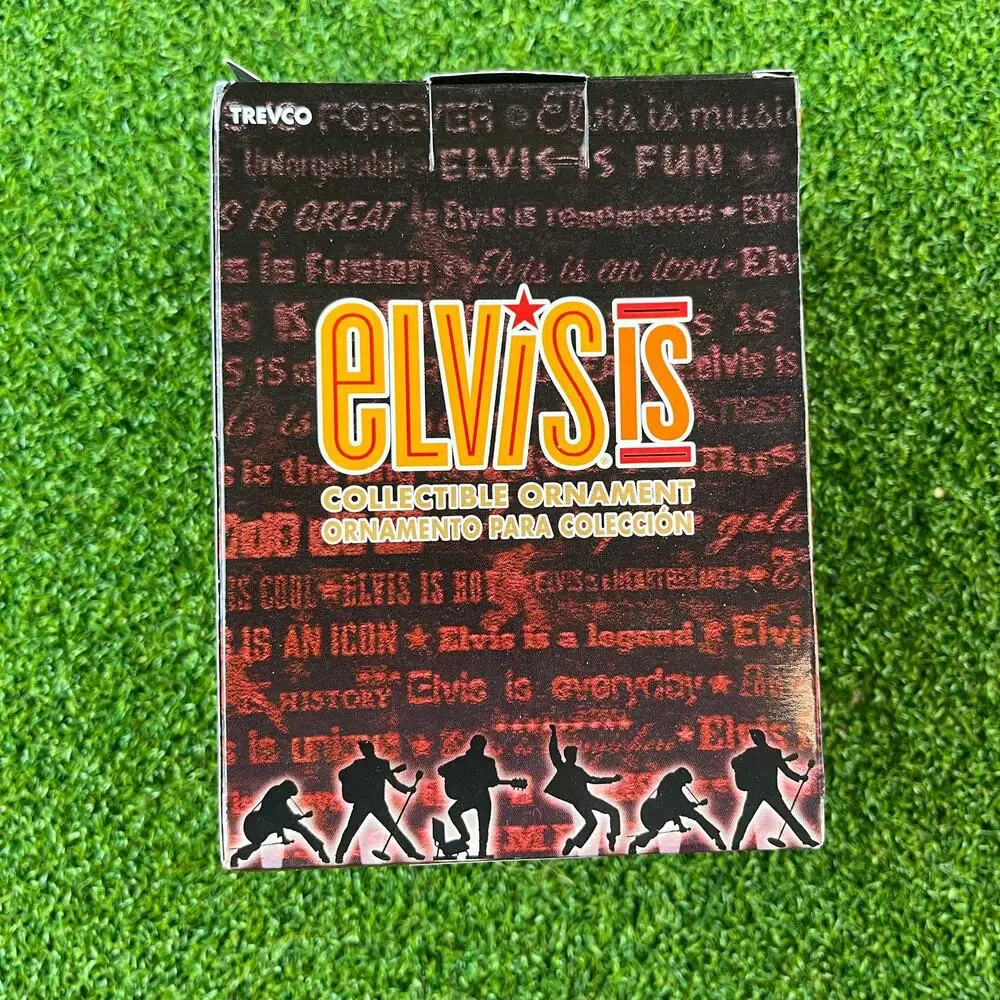 Trevco 2008 Elvis Presley EPE Shiny Gold Suit Christmas Collectible Ornament