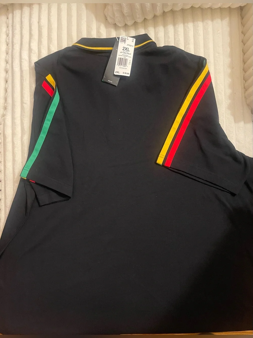 adidas polo black
