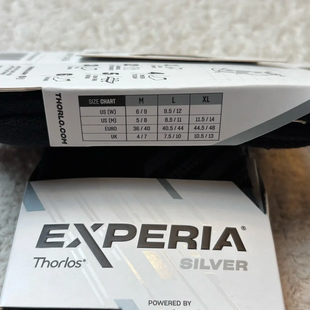 thorlos experia silver