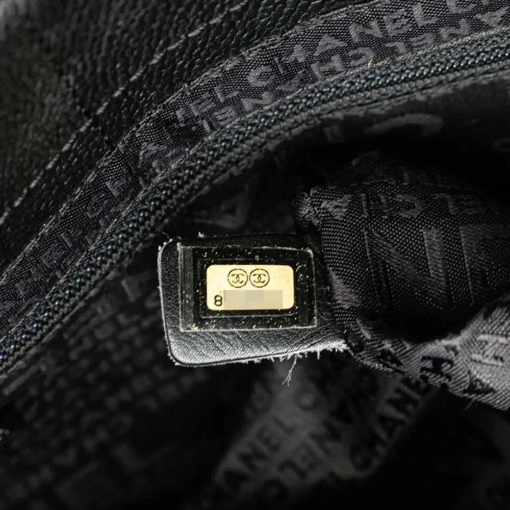 CHANEL black caviar
