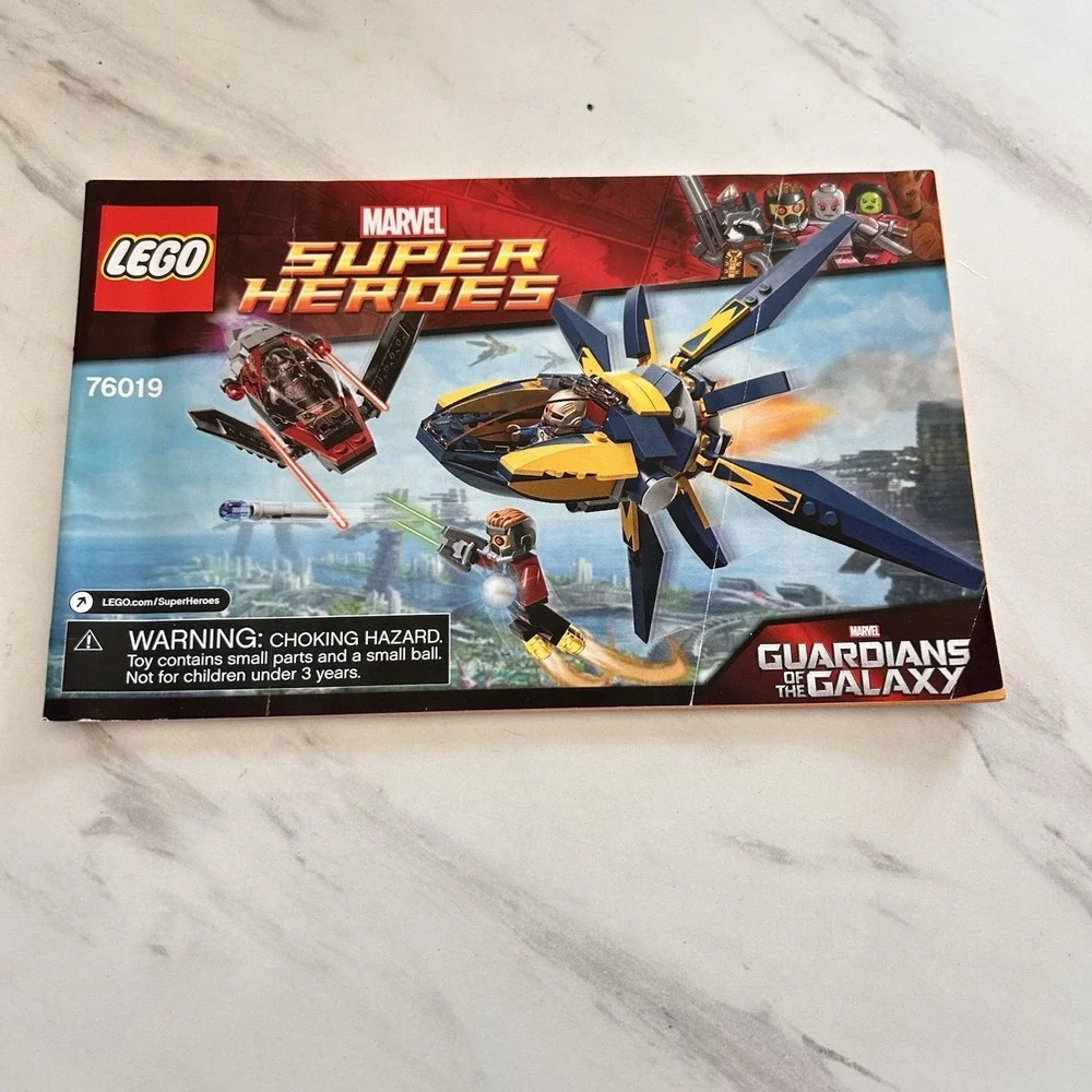 LEGO‎ Marvel Super Heroes Bundle of 5 Instruction Manuals Spiderman Guardians