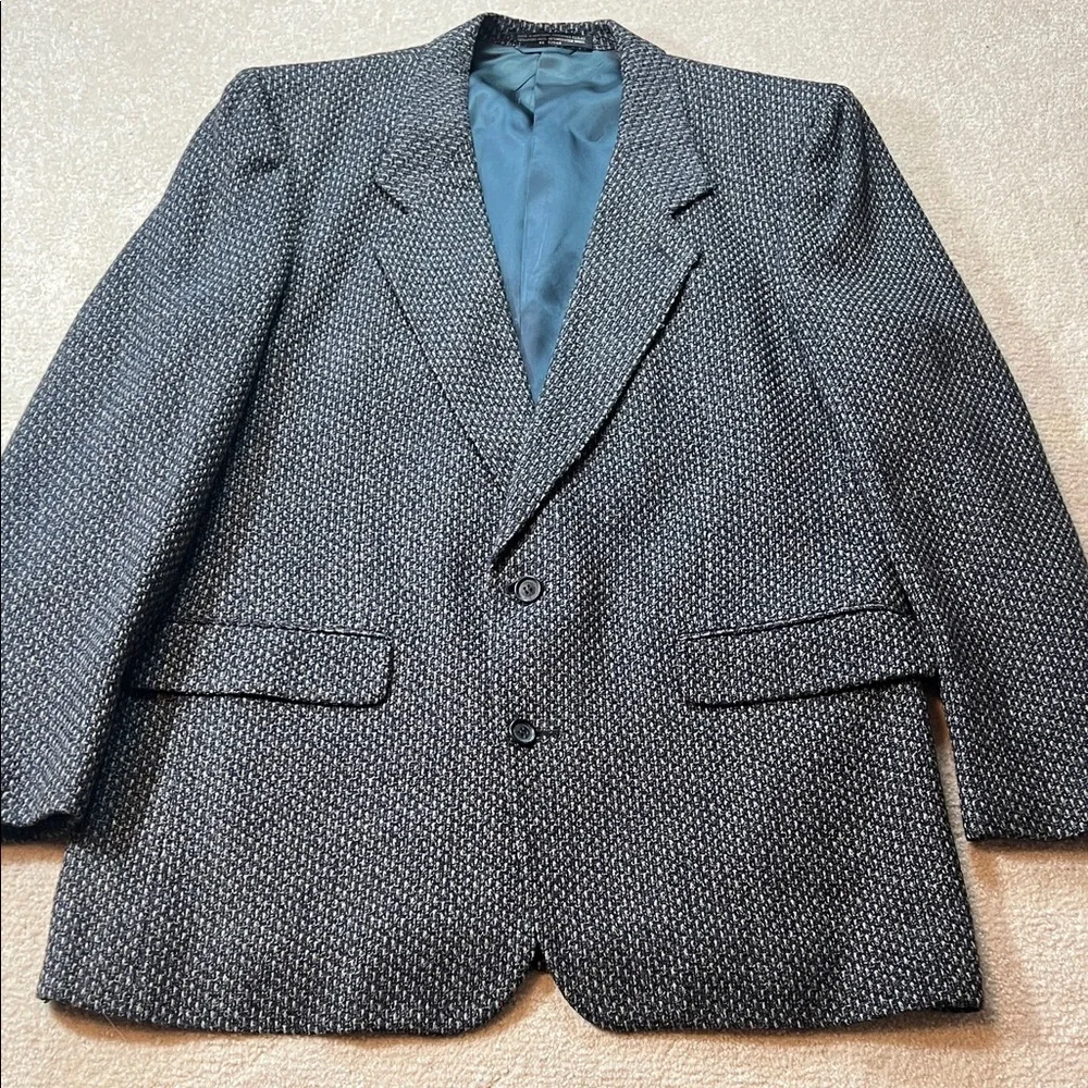 Today's Man Mens Tweed‎ Blazer Jacket 44 Wool Blend British Isles