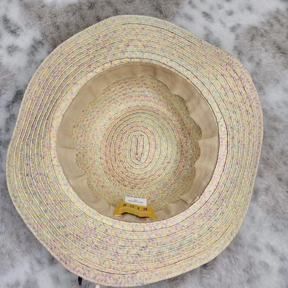 Scala Kids Girl's Sun Panama Hat Youth Size 4-6X (20