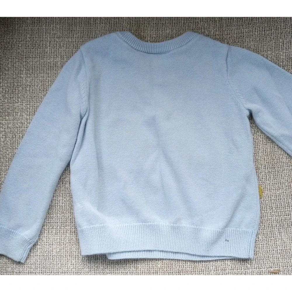 Baby Girl Children's‎ Place Sequin Polar Bear Sweater EUC 12-18 Mos
