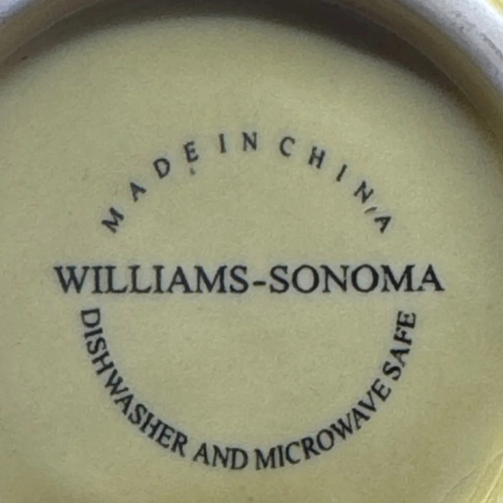 Williams Sonoma green dishes