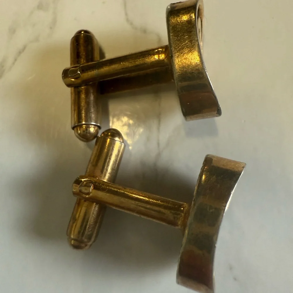 Gold‎ Cufflinks